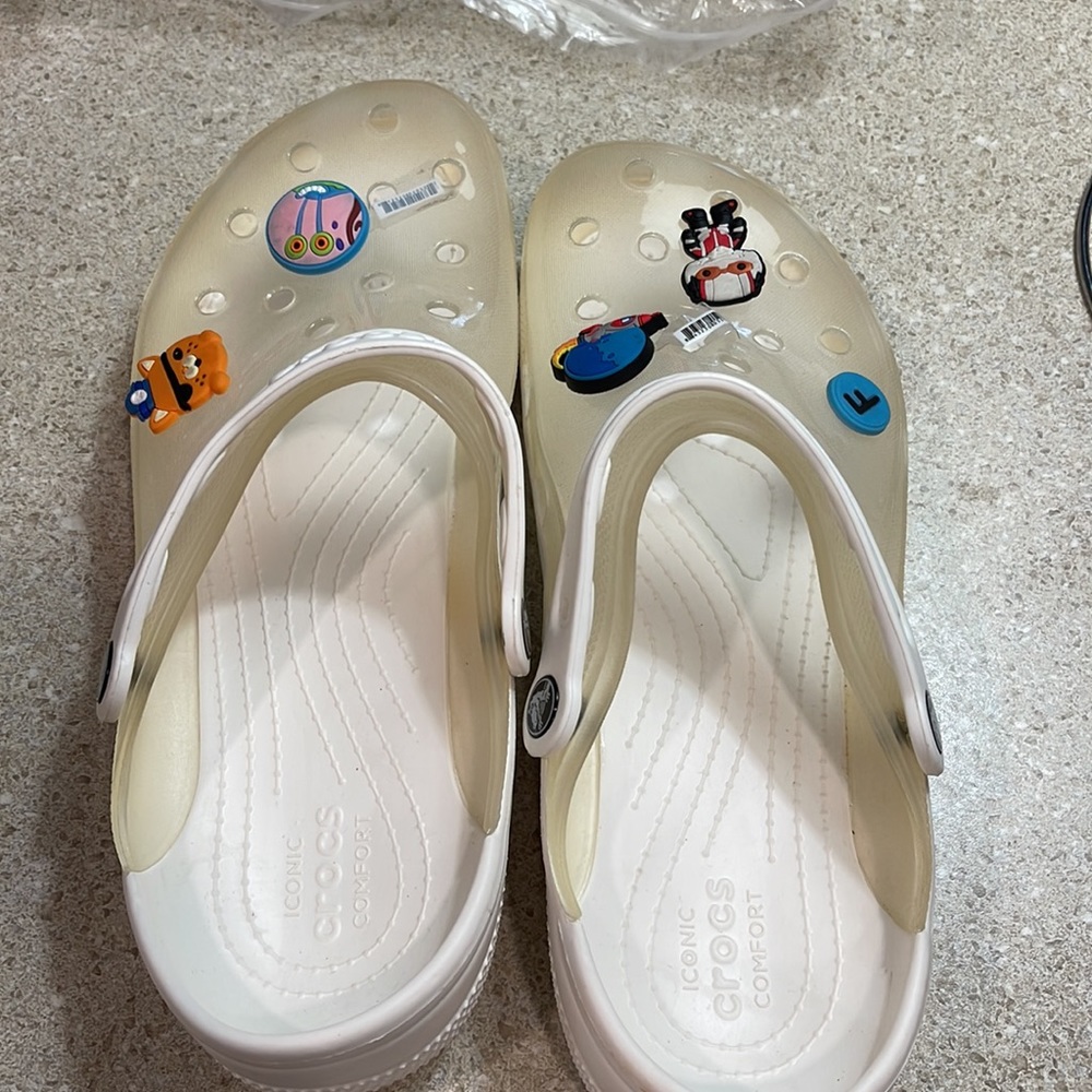 White Translucent Crocs - image 2